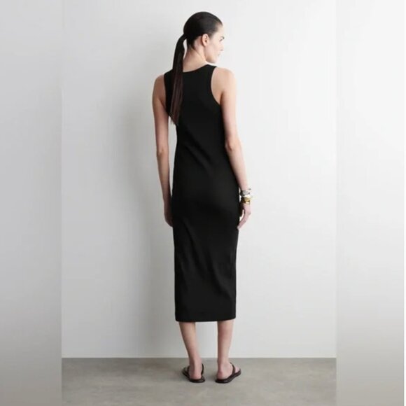 COS Black Sleeveless Ribbed Dress Size M - Picture 9 of 9